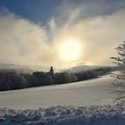 Coucher de soleil à La Bresse