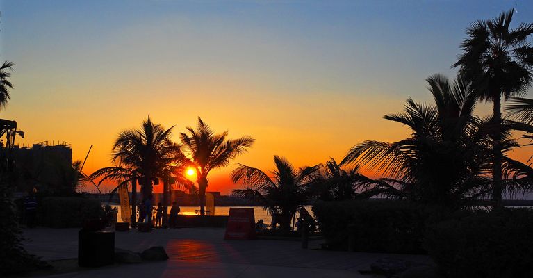 Coucher de soleil à "La Mer"