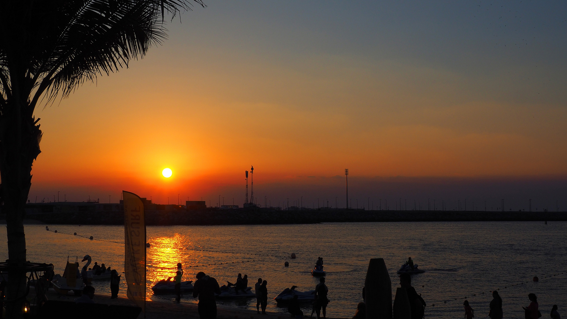 Coucher de soleil à « La Mer » - Dubaï