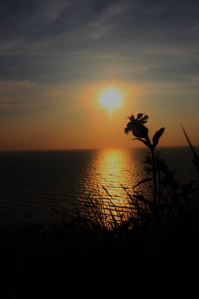 coucher de soleil a la plage