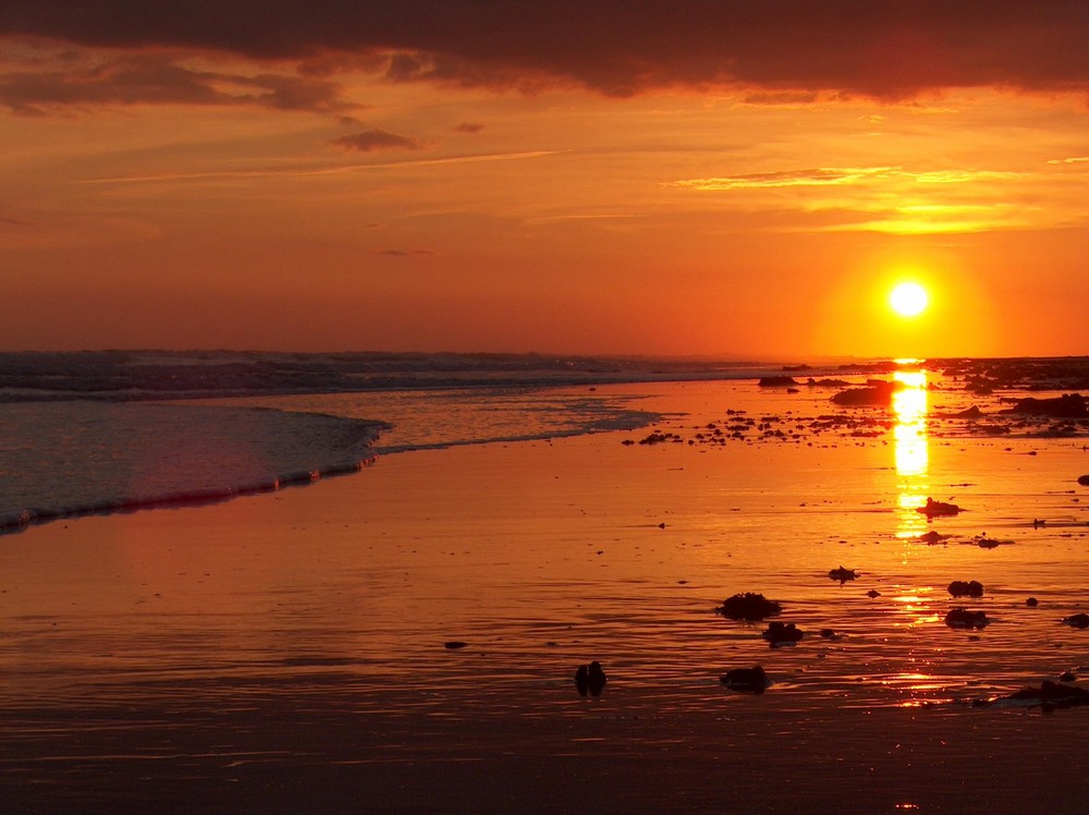 Coucher de soleil à la Tranche sur Mer 02