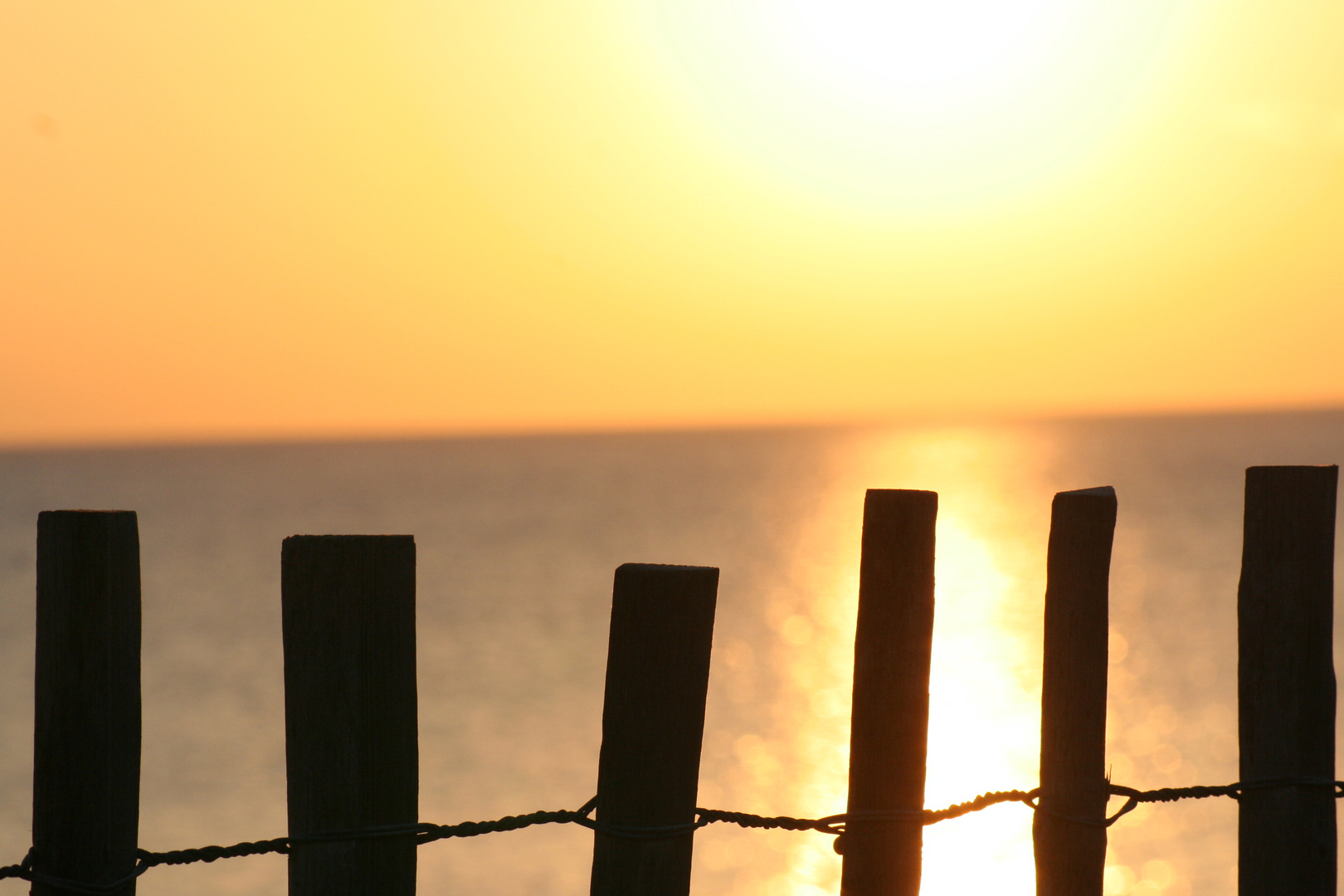 coucher de soleil à l'almanarre