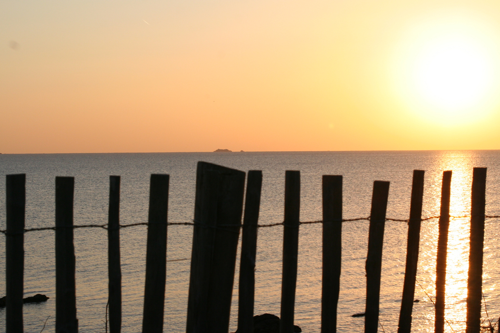 coucher de soleil à l'Almanarre