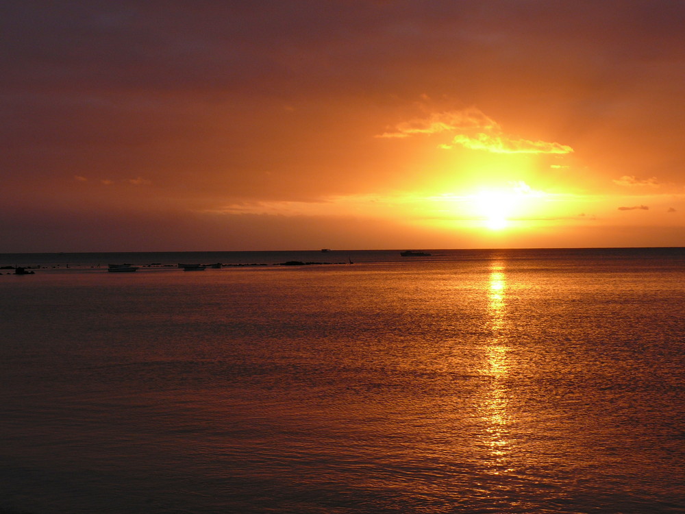 Coucher de soleil à l'Ile Maurice