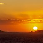 coucher de soleil à l'Ile Rousse