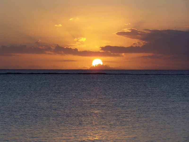 Coucher de soleil à Maurice