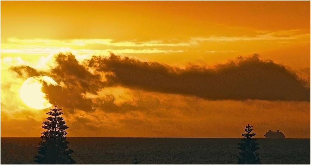 Coucher de soleil à Nouméa