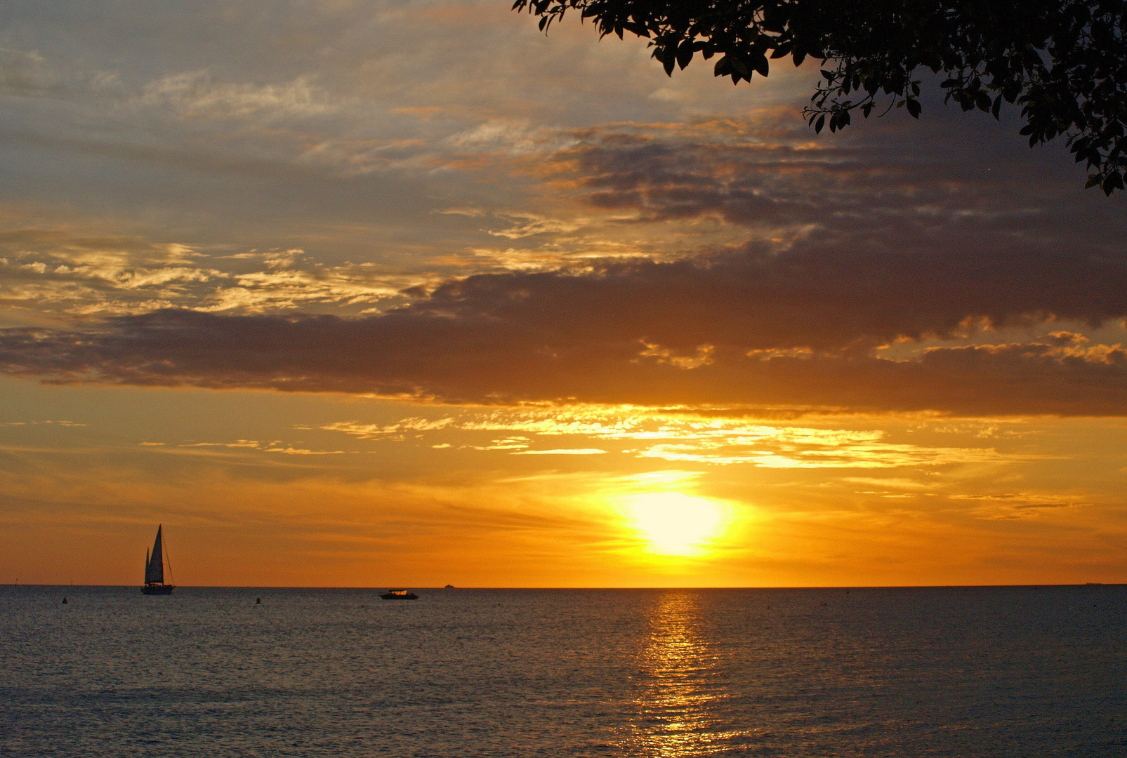 Coucher de soleil à Nouméa