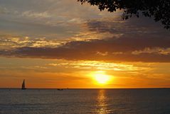 Coucher de soleil à Nouméa