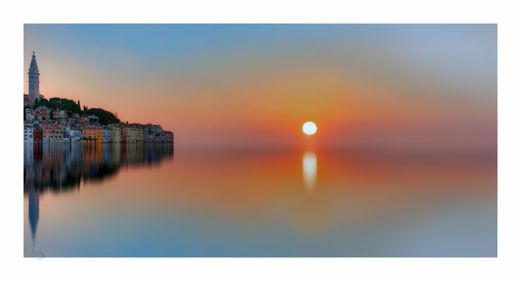 Coucher de soleil à Rovinj