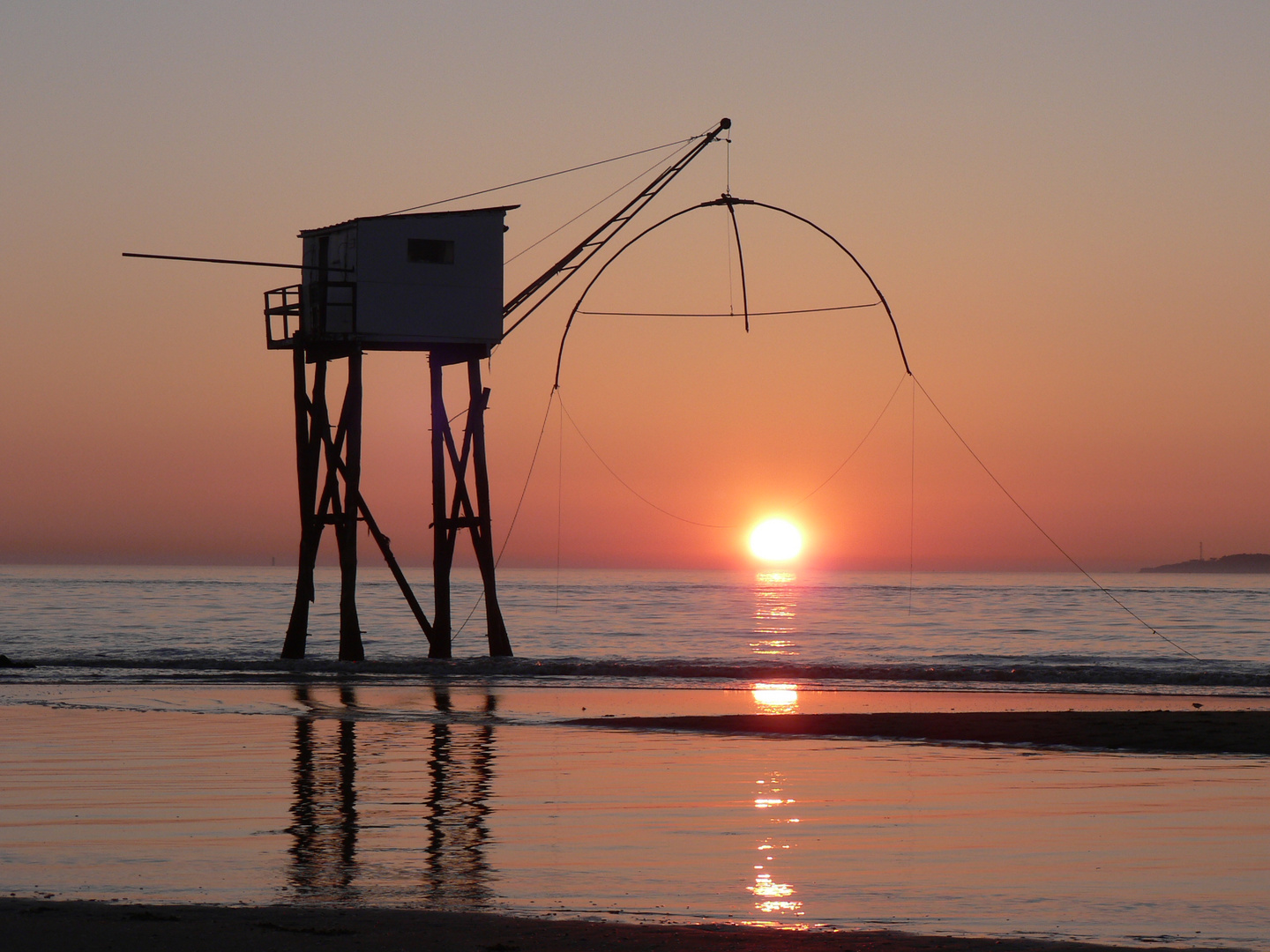 Coucher de soleil à Saint-Brévin-Les-Pins