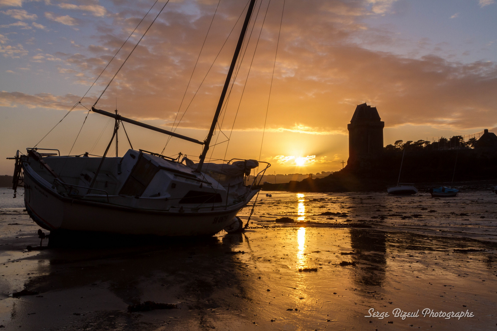 Coucher de soleil à Saint Servan