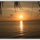 coucher de soleil à ST JOSEPH sur l'île d'Ouvea