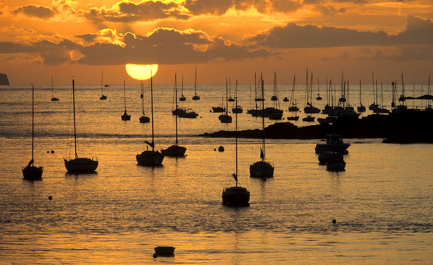 Coucher de soleil à St-Lunaire