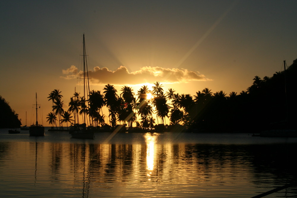 Coucher de Soleil à Ste Lucie