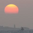 coucher de soleil à Zanzibar