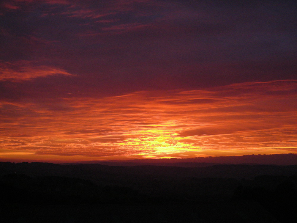 Coucher de soleil...