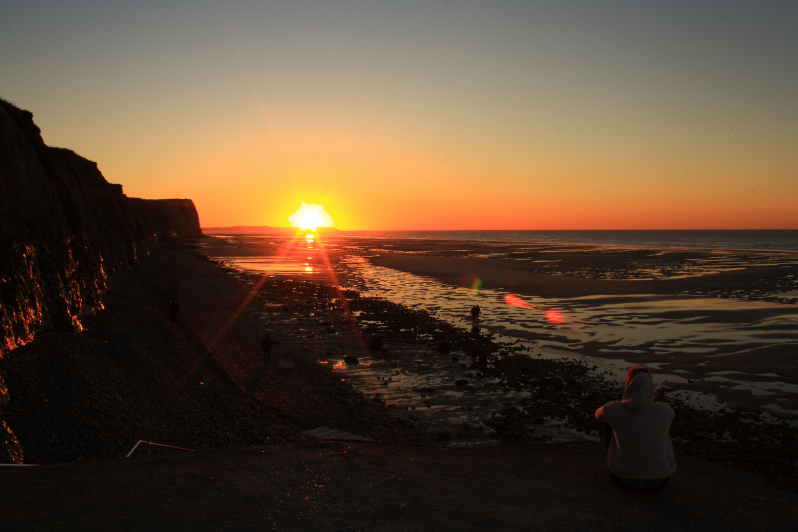 coucher de soleil au cap blanc nez