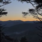 Coucher de soleil au col du Wettstein (Vosges)