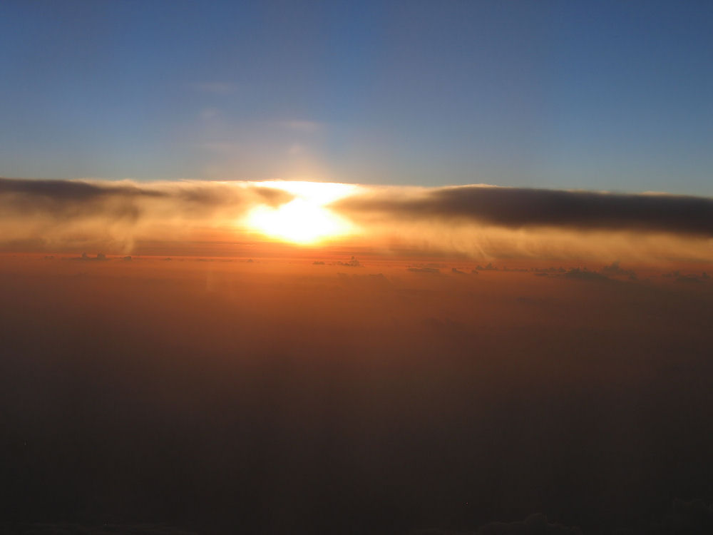 Coucher de Soleil au dessus de l'Atlantique