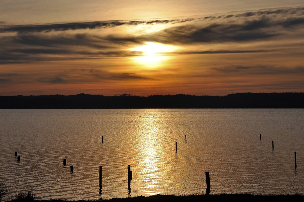 coucher de soleil au lac !!!  (2)