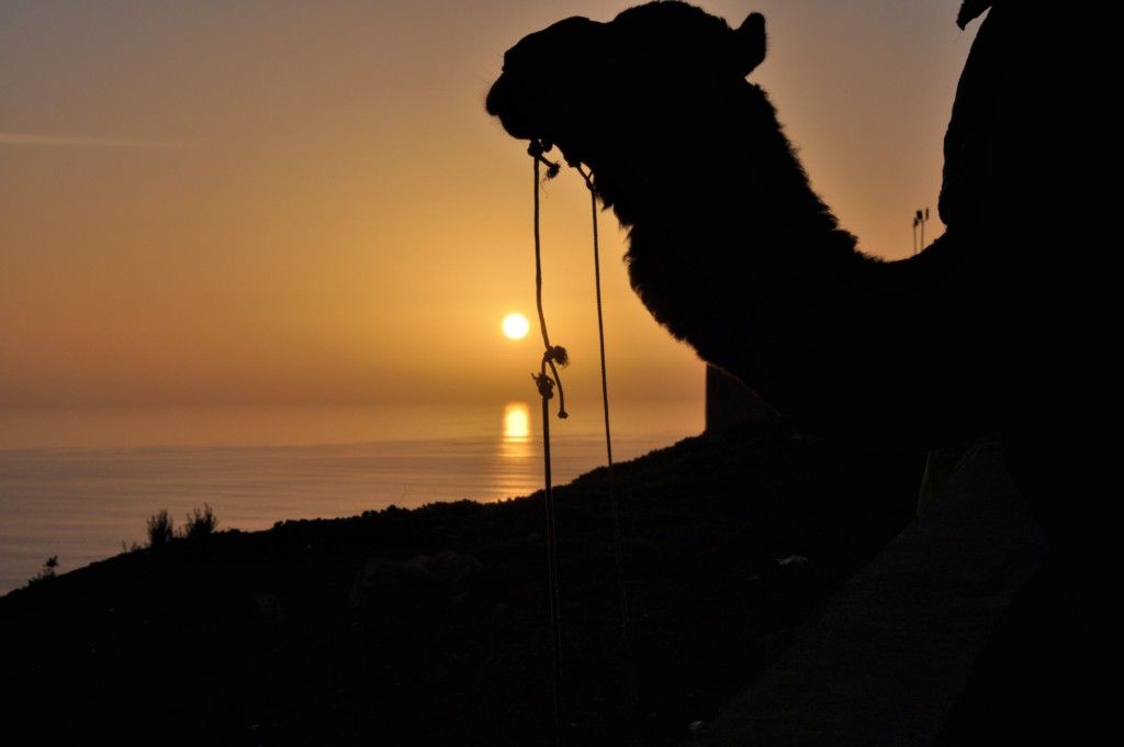 Coucher de soleil au Maroc