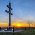 Coucher de soleil au Mont Saint Pierre (Moselle)