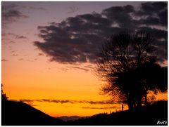 Coucher de soleil au Pays Basque