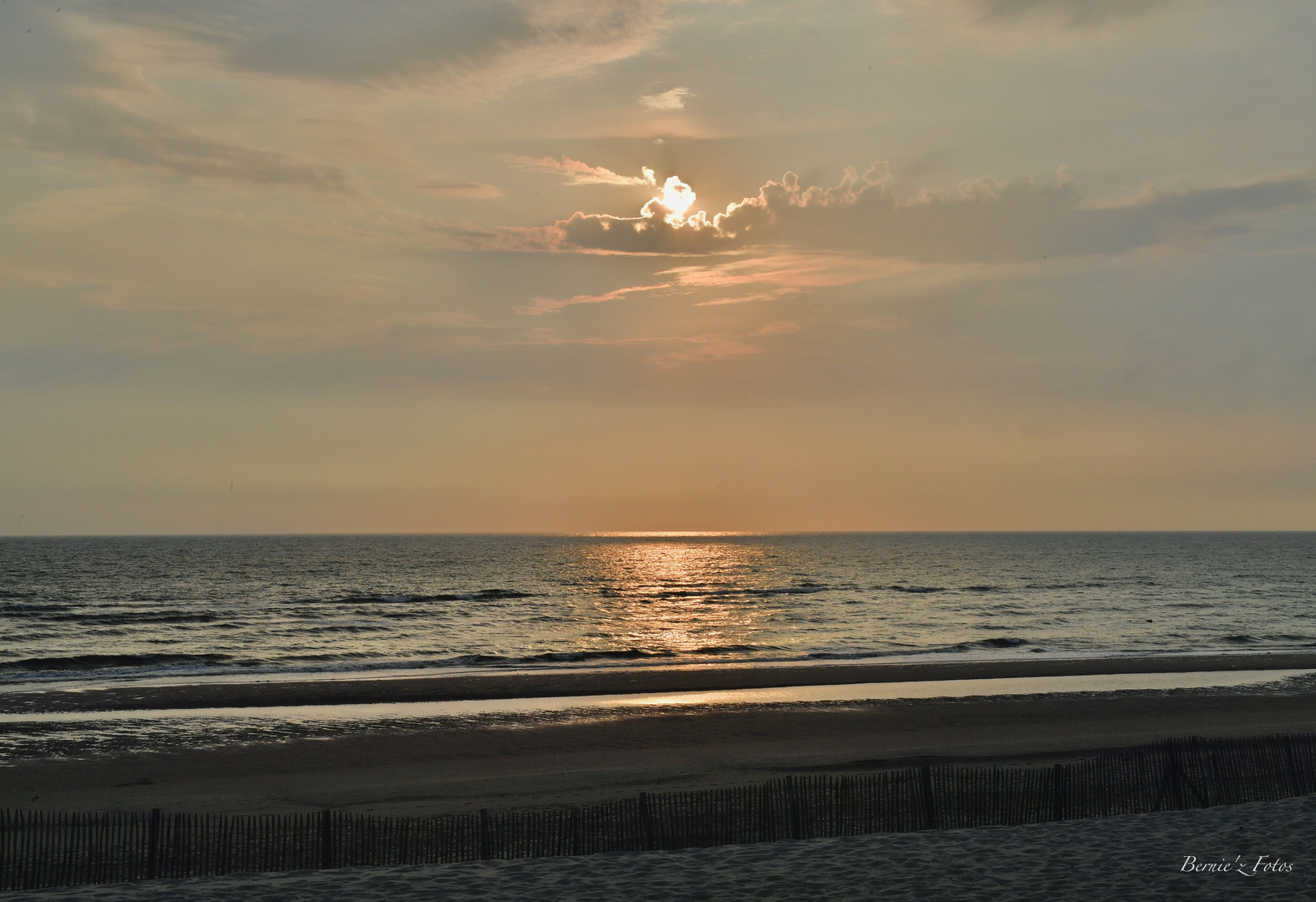 Coucher de soleil au Touquet