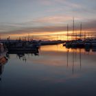 Coucher de soleil aux Saintes Maries de la mer, ce soir ....