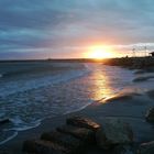 Coucher de soleil aux Stes Maries de la Mer ce soir