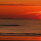 coucher de soleil baie de la baule