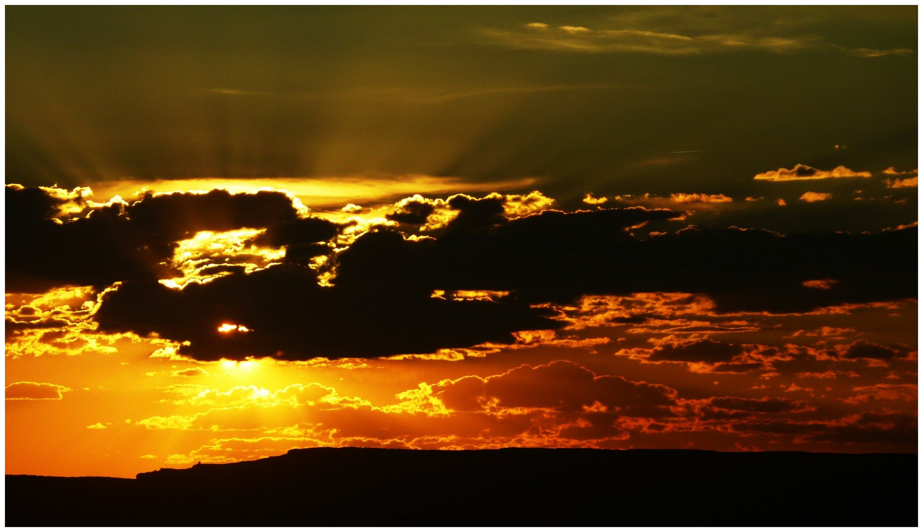 Coucher de soleil californien