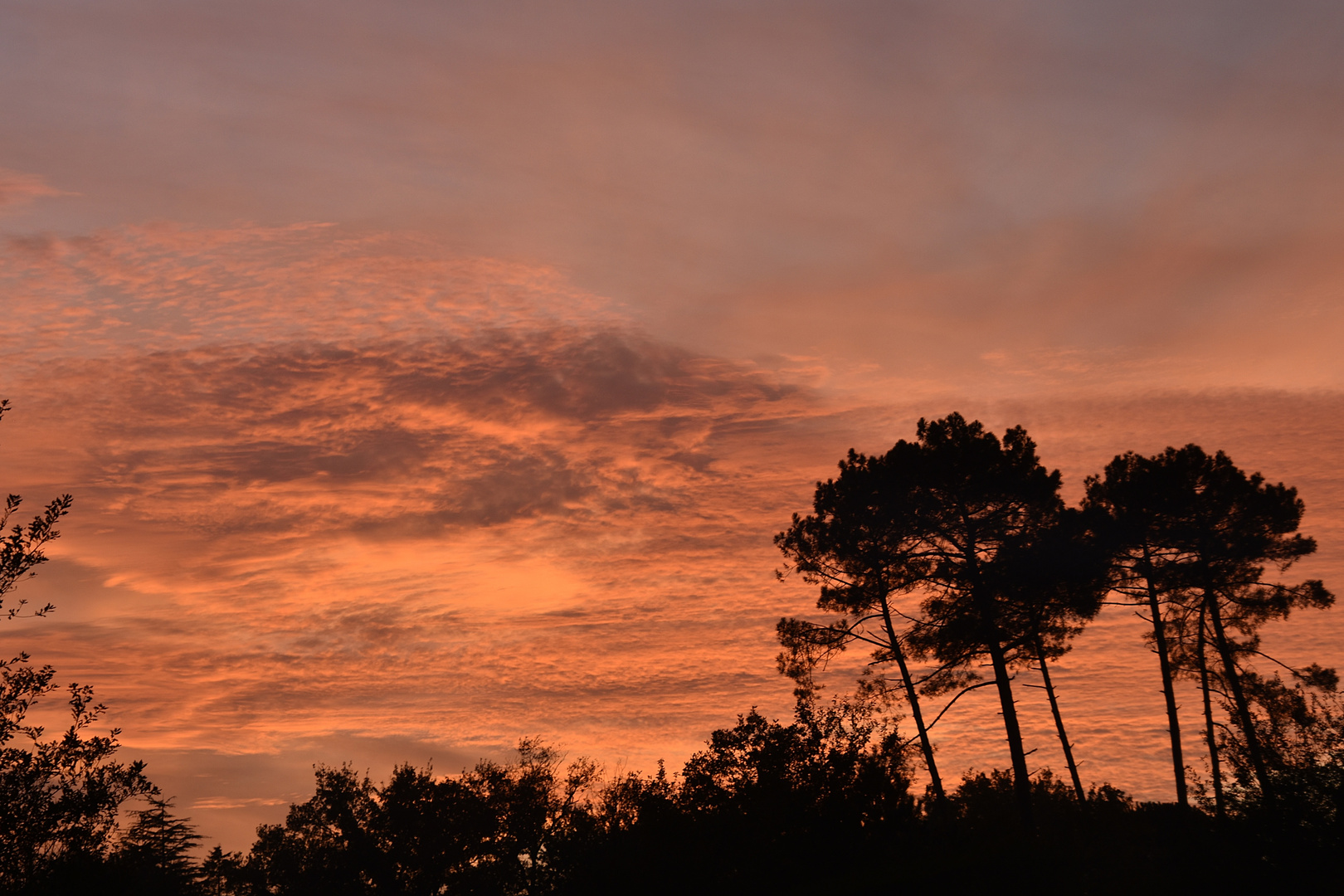 Coucher de soleil, c'était en novembre