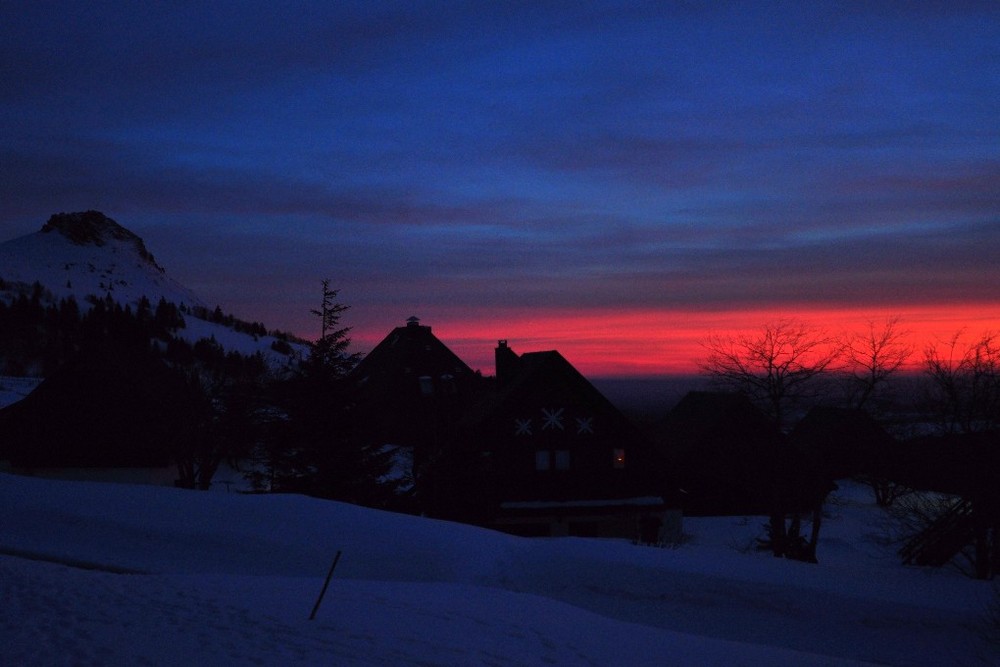 coucher de soleil chastreix