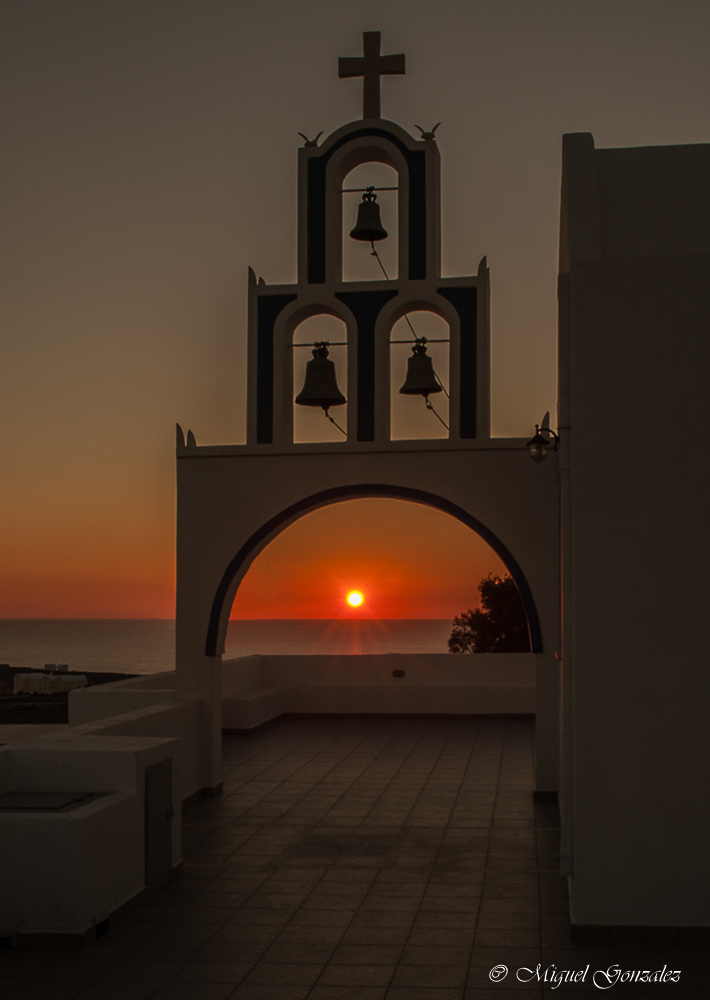 coucher de soleil cyclades