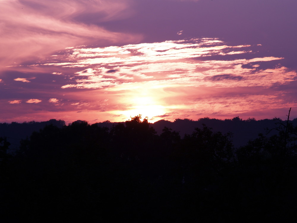 coucher de soleil