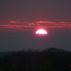 Coucher de soleil dans le Jura