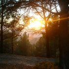 Coucher de soleil dans le sud