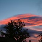 coucher de soleil dans le var