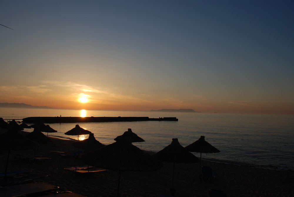 Coucher de soleil de Crete