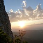 Coucher de soleil depuis le Moléson (Fribourg)