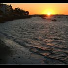 " Coucher de soleil derrière le Cap Ferret "