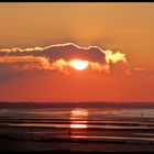 Coucher de soleil en automne, Cabourg