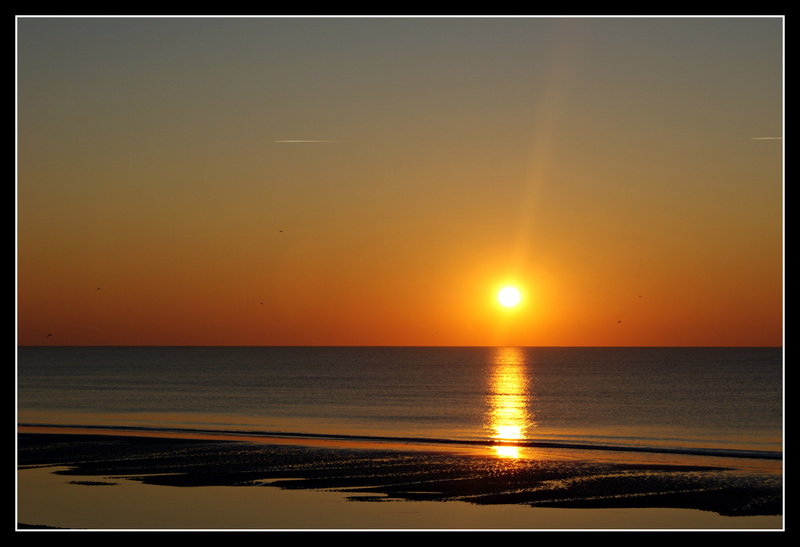 Coucher de soleil en Baie de Somme (1)