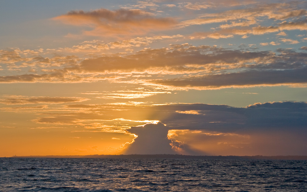 Coucher de soleil en Bretagne