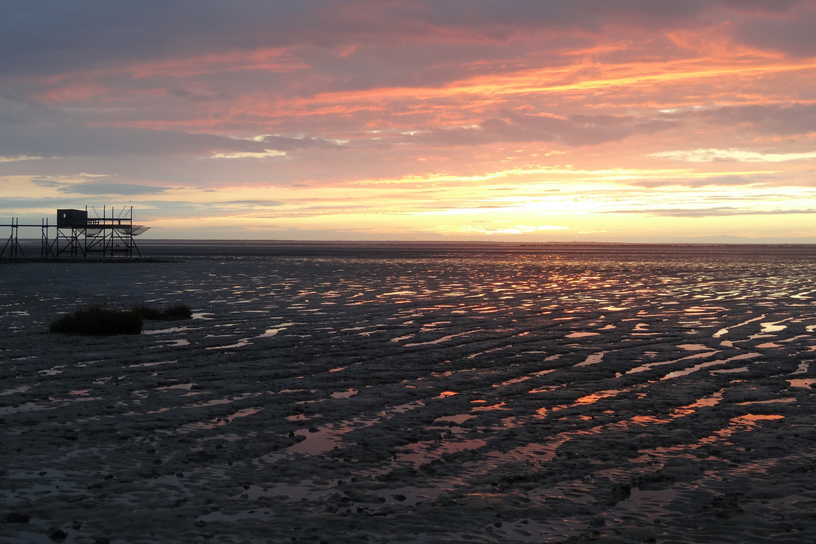 coucher de soleil en charente maritime