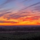 Coucher de soleil en face chez moi