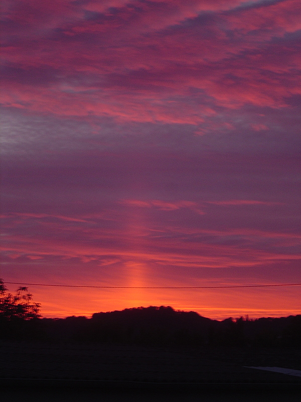 coucher de soleil en lorraine