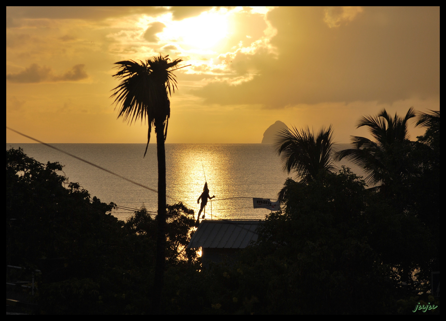 Coucher de soleil en Martinique